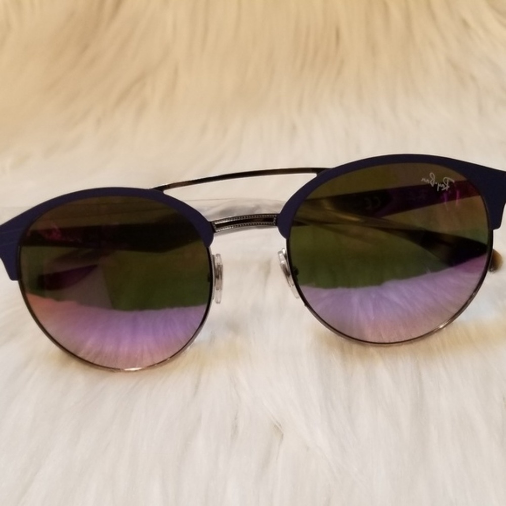 Ray Ban sunglasses Mirrored Violet Blue Gradient - Picture 5 of 8